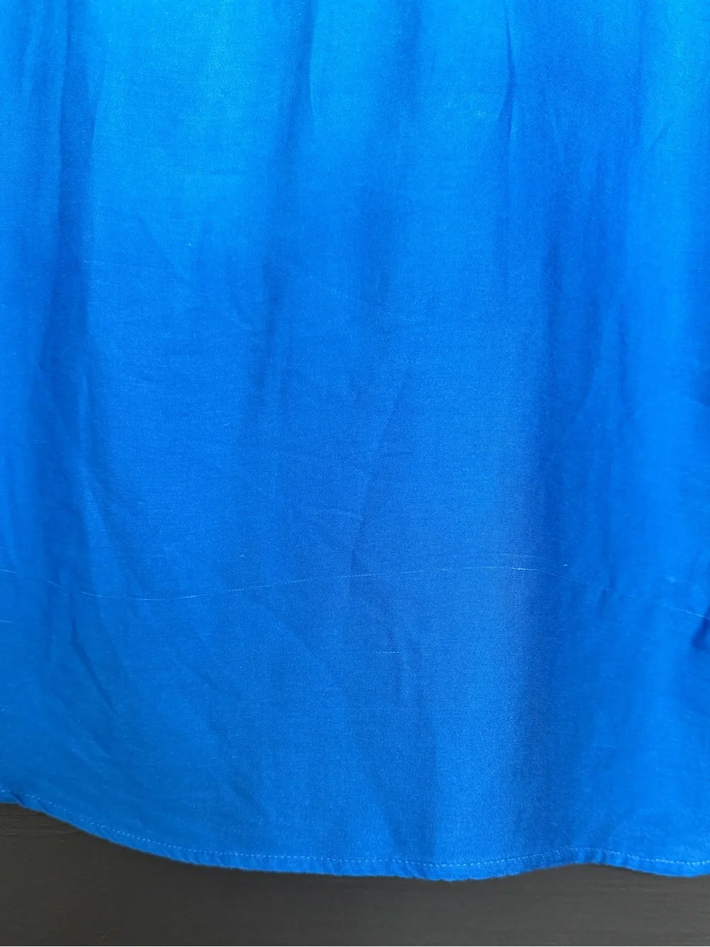 Maaji Larissa Button-Up Cover-Up Shirt in Blue Ombré, Size Small